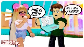 I Cant Believe What I Found on My Boyfriends Computer Roblox Bloxburg Roleplay [upl. by Aid263]