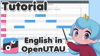 VCCV English in OpenUTAU 【Tutorial】 [upl. by Aloap]