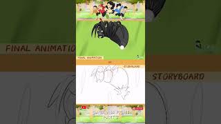 Storyboard vs Animation  Gagamba Fight Part 3  shorts [upl. by Eus]