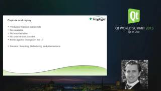 QtWS15 Behavior Driven GUI Testing of Embedded Mobile and Desktop Qt HMIs Reginald Stadlbauer fr [upl. by Iznil]