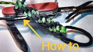 How to make a Paracord Spiral knot Lanyard [upl. by Aidan]