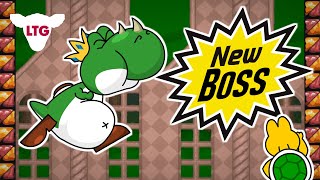 New Yoshi King Boss Fight in A Koopas Revenge 2 v29  LTG [upl. by Janus]