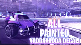 ALL NEW PAINTED YADDAYADDA DECAL Rocket League Season 13 Update [upl. by Ardnyk]