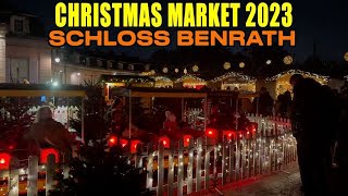 SCHLOSS BENRATH CHRISTMAS MARKET IN DÜSSELDORF GERMANY 2023   4K [upl. by Dickerson]