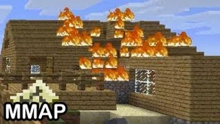 Minecraft MY HOUSE IS BURNING 45 [upl. by Nivlak]