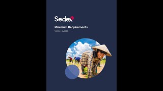 SEDEX Minimum Requirements Version May 2022 [upl. by Petrine]