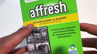 Affresh Dishwasher Cleaner For Cleaning Your Dishwasher [upl. by Siladnerb]