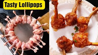 Chicken Lollipop Recipe in Tamil  Restaurant Style Chicken Lollipop In Tamil  சிக்கன் லாலிபாப் [upl. by Nawtna742]