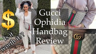 GUCCI OPHIDIA GG SMALL SHOULDER HANDBAG REVIEW  by Crystal Momon [upl. by Ahsenhoj]