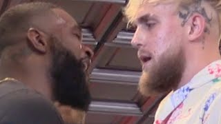 Jake Paul vs Tyron Woodley FaceOffs [upl. by Niels287]