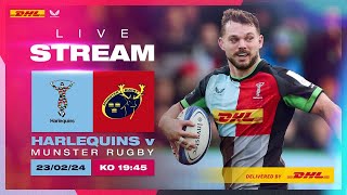 Live Rugby  Harlequins v Munster  Join us for this midseason friendly [upl. by Rosabel]