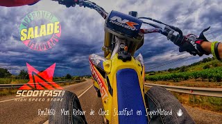 RmZ450  Mon Retour de chez ScootFast avec la Supermot [upl. by Santoro459]