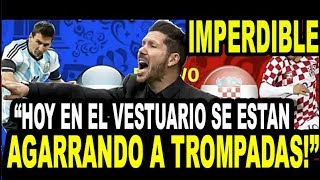 IMPERDIBLE El audio viral de Simeone q aniquila a Messi Sampaoli y la AFA x la derrota vs Croacia [upl. by Boff]