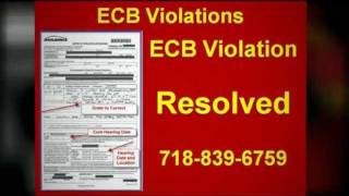 ECB Violations  Help Right Now for Your ECB Violation and ECB Violations [upl. by Aon]