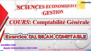 V12 Comptabilite Generale Darija Exercice3 du Bilan Comptable [upl. by Mixie452]