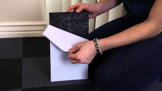 How to Install Peel and Stick Vinyl Tile Flooring [upl. by Ardena147]