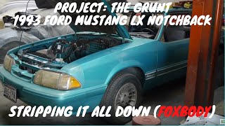 93 notch Coyote swap build part 5 disassembling day 2 by Folleh Shar Tamba [upl. by Carrington945]