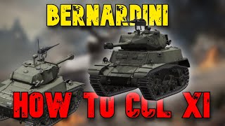 How To Bernardini CCL X1 NEW Tier 7 Premium WoT Console  World of Tanks Console [upl. by Ellehcal]