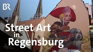 Unterwegs mit einem Street Art Künstler Der Wandmaler aus Regensburg  Schwaben amp Altbayern  BR [upl. by Bonnell]