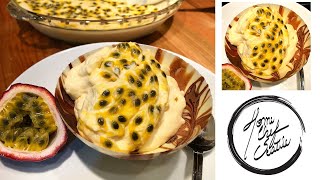 PASSION FRUIT MOUSSE  Only 3 Ingredients [upl. by Baggott]