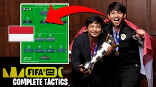 Indonesias FM24 FIFAe Title Winning Tactics Complete PIs [upl. by Lyndel733]