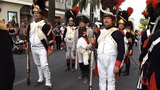 Volunteers reenact Napoleonic battles in Corsica [upl. by Lezti10]