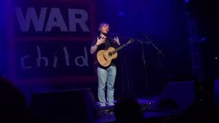 Ed Sheeran  Supermarket Flowers Live for Warchild  Indigo O2 London [upl. by Lleda781]