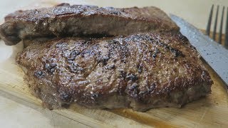 Pan Seared Steak Recipe  Cast Iron Cooking  Recipe 227 [upl. by Ahsatniuq]