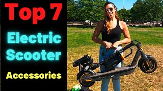 Top 7 MUST Have Electric Scooter Accessories  Segway Ninebot Max Review [upl. by Iphigeniah]