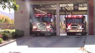 Riverside County Fire Station 73 crew responding to a Medical Aid [upl. by Lois]