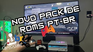 Novo Pack de ROMs PTBR  Batocera e Retrobat [upl. by Alakam]