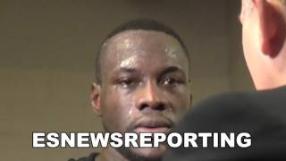 deontay wilder post szpilka win talks fury  EsNews Boxing [upl. by Ahseit]