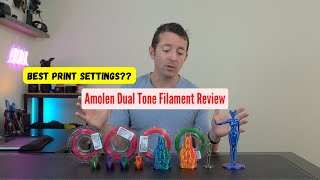 Amolen Dual Tone Filament Review  Run It Hot and Slow To Start [upl. by Ahsael]