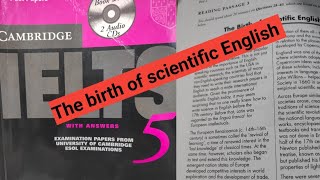 cambridge reading passagethe birth of scientific English solved Target ielts academy [upl. by Lavicrep536]