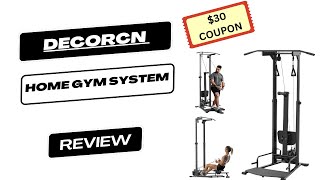 Decorcn Home Gym System Review  Transform Your Home Workouts [upl. by Bonis]