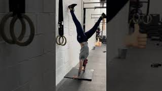 The trick to get MORE Handstand Pushups or Deficit HSPU [upl. by Shelia]