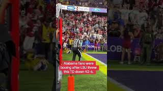 Alabama fans were not happy 🎥 [upl. by Vicky]