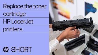 Replace the toner cartridge on HP LaserJet printers  HP Support [upl. by Atiluj]