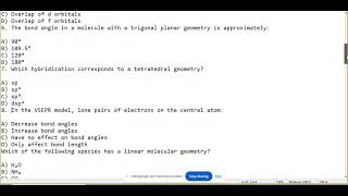 Covalent Bonding and Shapes of Molecules  Covalent Bond Covalent Bond Entry Test MCQS [upl. by Odnomyar]