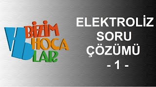 ELEKTROLİZ SORU ÇÖZÜMÜ 1  KİMYA VE ELEKTRİK  12 SINIF  AYT [upl. by Annetta]