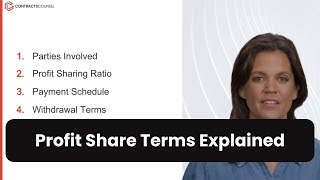 Profit Share Agreement Explained Top Terms You NEED to Know [upl. by Nnaj]