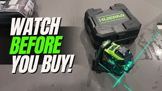 Is it WORTH it  Huepar Laser Level 3 x 360 SelfLeveling Cross Line Laser Review [upl. by Rehpinej]