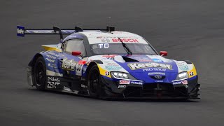 2024 SUPER GT 公式テスト セッション3 富士スピードウェイ ダンロップコーナー 13コーナー GRスープラコーナー [upl. by Ingold]