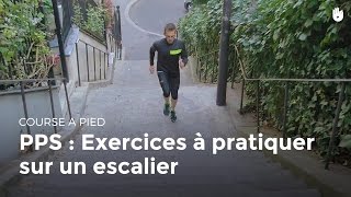 Exercices de préparation physique sur un escalier  Running [upl. by Iahc]