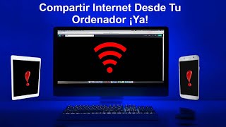¡Mira cómo compartir internet de PC a celular en un minuto [upl. by Killoran]