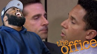 WILDEST EPISODE YET  THE OFFICE SEASON 3 REACTION  Ep 1 quotWitch Huntquot and Ep 2 quotThe Conventionquot [upl. by Rowe]