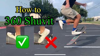 HOW TO 360 SHUVIT  a guide to make learning easy for beginners [upl. by Nymrak]