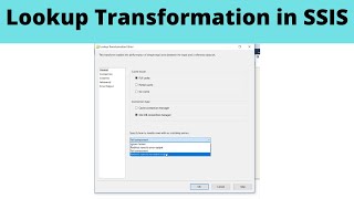 39 Lookup Transformation in SSIS [upl. by Rozanne]