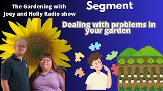 Seg 1 of S8E21 Dealing with garden problems  The Gardening with Joey amp Holly Radio Show in studio [upl. by Perron]