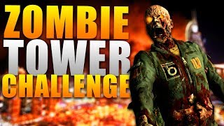 🔴 Die Zombie Tower Challenge  NUKETOWN ZOMBIES in BO3 🏙 Zombie Tower  Custom Zombies PC [upl. by Nigem]